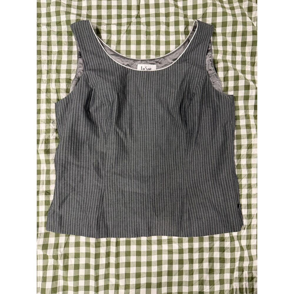 Vintage grey stripped blouse